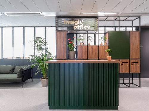 We have created visuals of Imagin'Office workspaces to promote them.